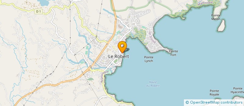 localisation de l'entreprise MONSIEUR ALFRED MONTHIEUX à LE ROBERT