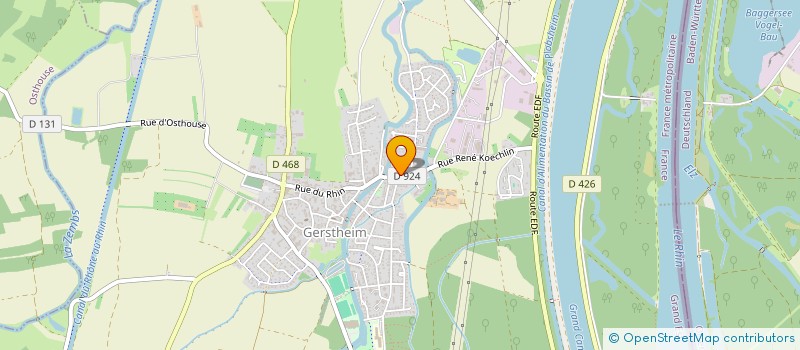 localisation de l'entreprise MONSIEUR ALFRED MULLER BRONN  GERSTHEIM