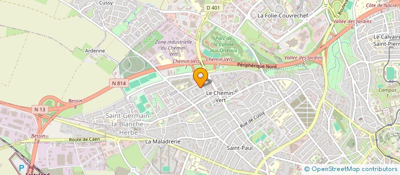 localisation de l'entreprise MONSIEUR ALFRED OGER à CAEN
