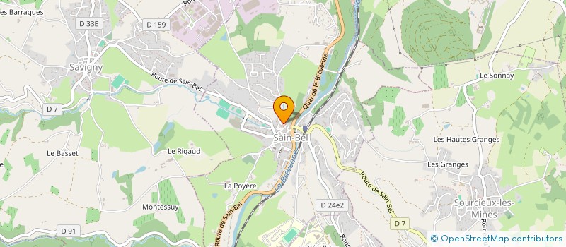 localisation de l'entreprise MONSIEUR ALFRED PAGANO  SAIN-BEL