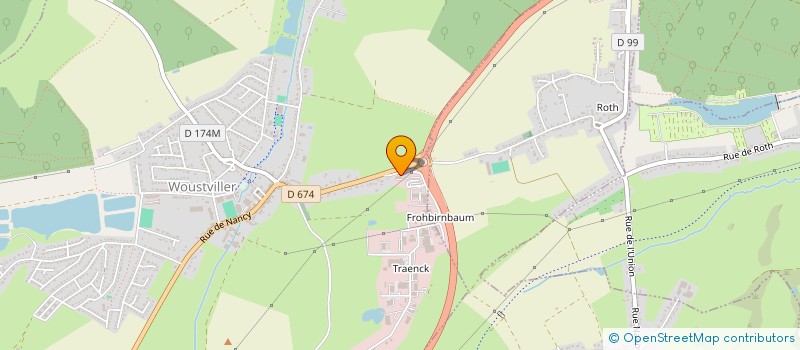 localisation de l'entreprise MONSIEUR ALFRED PFISTER  WOUSTVILLER