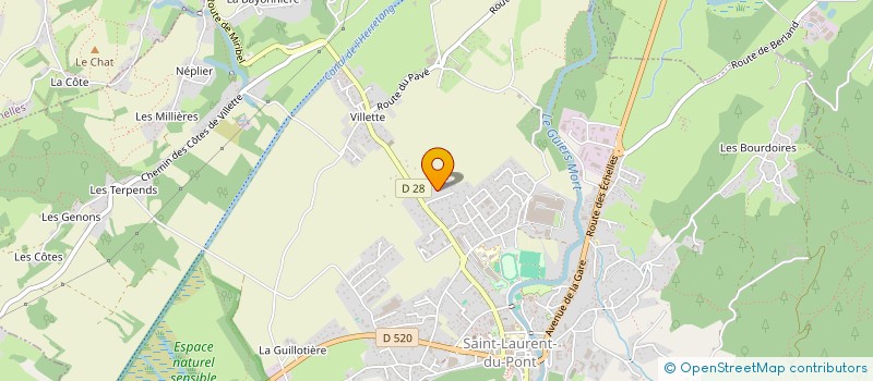 localisation de l'entreprise MONSIEUR ALFRED PICCARRETA  SAINT-LAURENT-DU-PONT