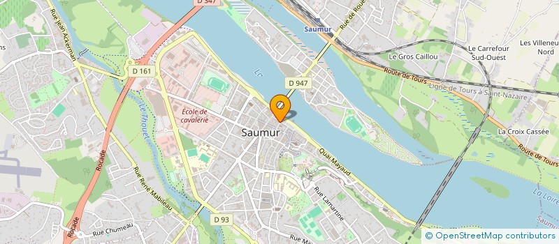 localisation de l'entreprise MONSIEUR ALFRED REINHARD à SAUMUR