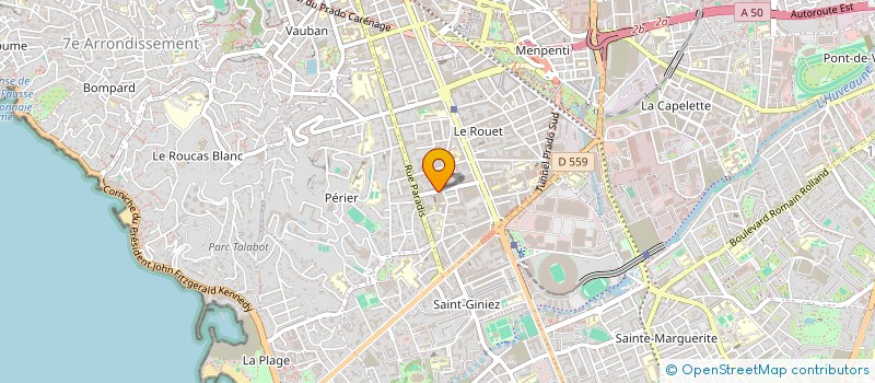 localisation de l'entreprise MONSIEUR ALFRED ROBIN à MARSEILLE