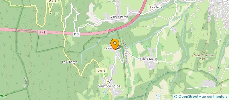 localisation de l'entreprise MONSIEUR ALFRED ROISSARD  SAINT-SULPICE