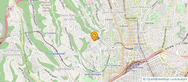 localisation de l'entreprise MONSIEUR ALFRED RUA à NICE