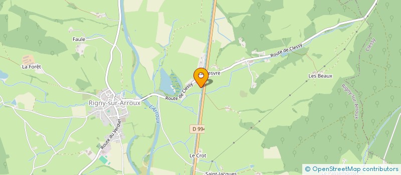 localisation de l'entreprise MONSIEUR ALFRED SCHIMIZZI  RIGNY-SUR-ARROUX