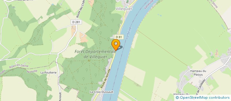 localisation de l'entreprise MONSIEUR ALFRED THUILLIER à RIVES-EN-SEINE