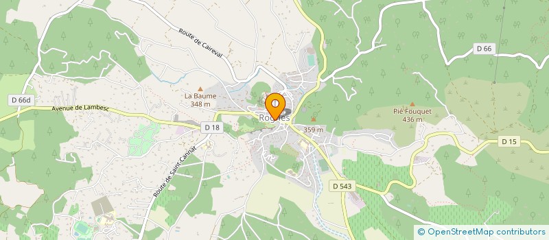 localisation de l'entreprise MONSIEUR ALFRED UZES à ROGNES
