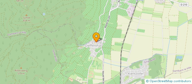 localisation de l'entreprise MONSIEUR ALFRED WEHRLE  BLIENSCHWILLER