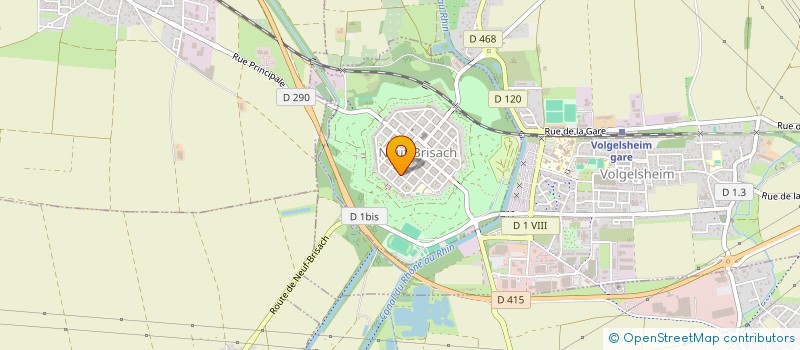 localisation de l'entreprise MONSIEUR ALFRED WIESE  NEUF-BRISACH