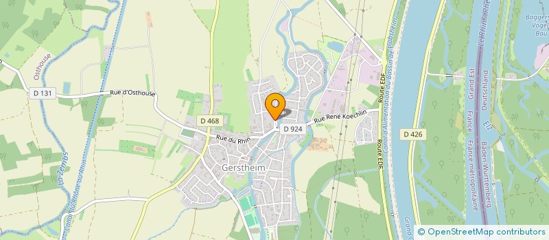 localisation de l'entreprise MONSIEUR ALFRED WOHLSCHLEGEL  GERSTHEIM