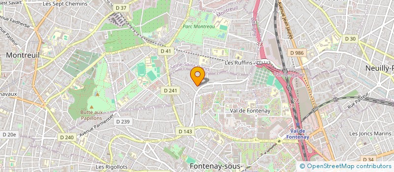 localisation de l'entreprise MONSIEUR ALFREDO ALTAMIRANO à FONTENAY SOUS BOIS