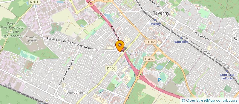 localisation de l'entreprise MONSIEUR ALFREDO CERINO  TAVERNY