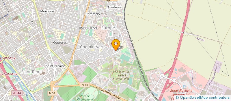 localisation de l'entreprise MONSIEUR ALFREDO COSTA  REIMS