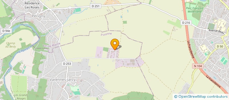 localisation de l'entreprise MONSIEUR ALFREDO DA COSTA E CASTRO  VARENNES-JARCY