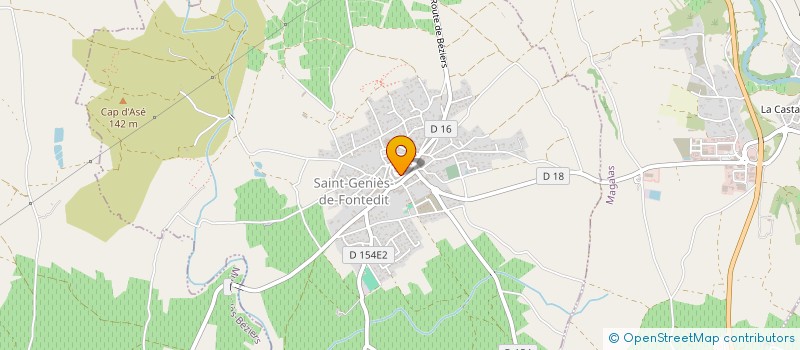 localisation de l'entreprise MONSIEUR ALFREDO DA SILVA à SAINT-GENIES-DE-FONTEDIT