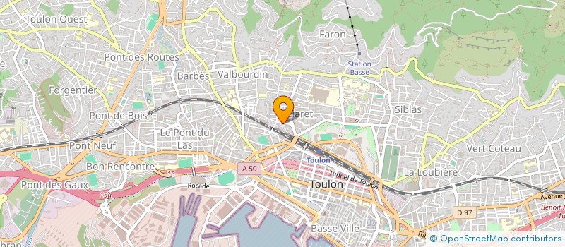 localisation de l'entreprise MONSIEUR ALFREDO DI BELLA  TOULON