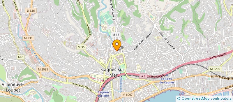 localisation de l'entreprise MONSIEUR ALFREDO ESPOSITO à CAGNES-SUR-MER