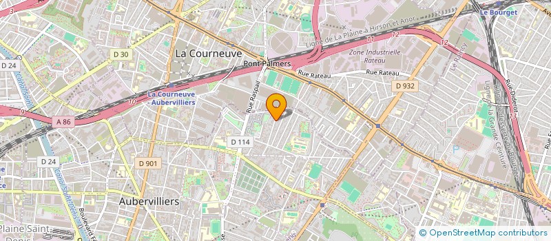 localisation de l'entreprise MONSIEUR ALFREDO MANUEL ALMEIDA PEREIRA  AUBERVILLIERS