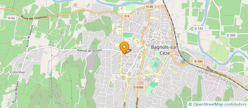 localisation de l'entreprise MONSIEUR ALFREDO MINANA FERRANDO à BAGNOLS-SUR-CEZE