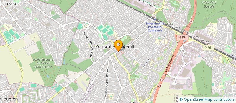 localisation de l'entreprise MONSIEUR ALFREDO MOURA à PONTAULT-COMBAULT