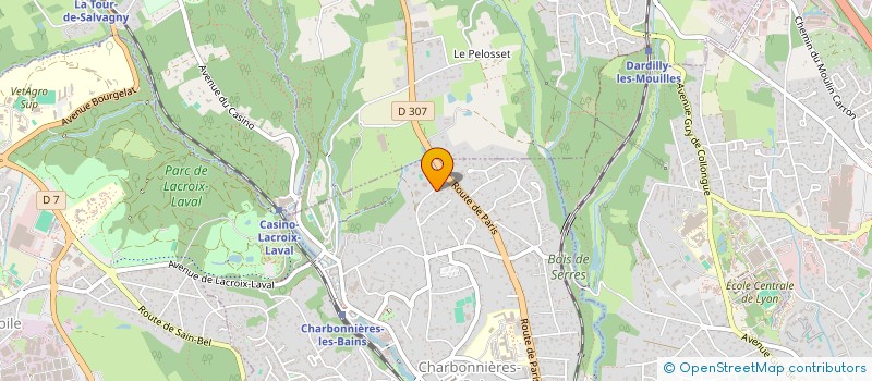localisation de l'entreprise MONSIEUR ALFREDO NOCCA à CHARBONNIERES-LES-BAINS