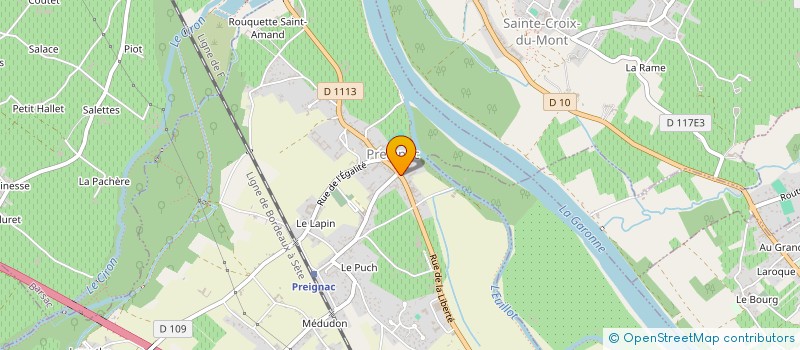 localisation de l'entreprise MONSIEUR ALFREDO OLEIRINHA VALERIO  PREIGNAC