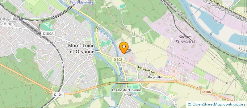 localisation de l'entreprise MONSIEUR ALFREDO PEREIRA  MORET-LOING-ET-ORVANNE