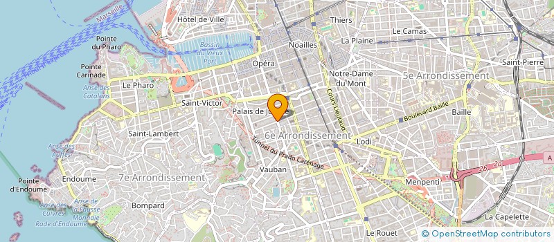 localisation de l'entreprise MONSIEUR ALFREDO PRINCIPIA à MARSEILLE
