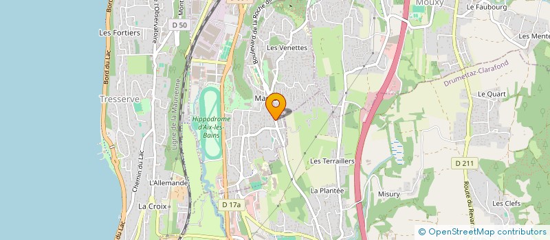 localisation de l'entreprise MONSIEUR ALFREDO PULLI à AIX-LES-BAINS