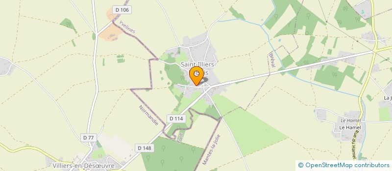 localisation de l'entreprise MONSIEUR ALFREDO RODRIGUEZ FABIANI  SAINT-ILLIERS-LE-BOIS