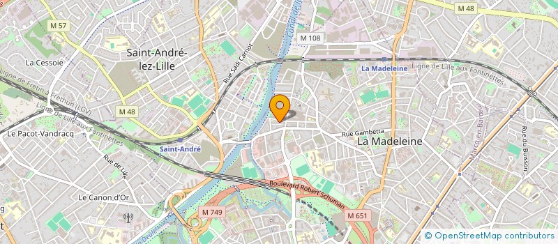 localisation de l'entreprise MONSIEUR ALFREDO TEIXEIRA à LA MADELEINE