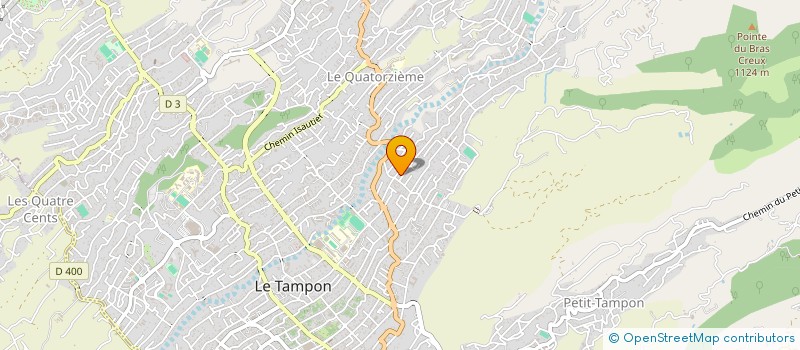 localisation de l'entreprise MONSIEUR ALFREDO ZAMUDIO  LE TAMPON