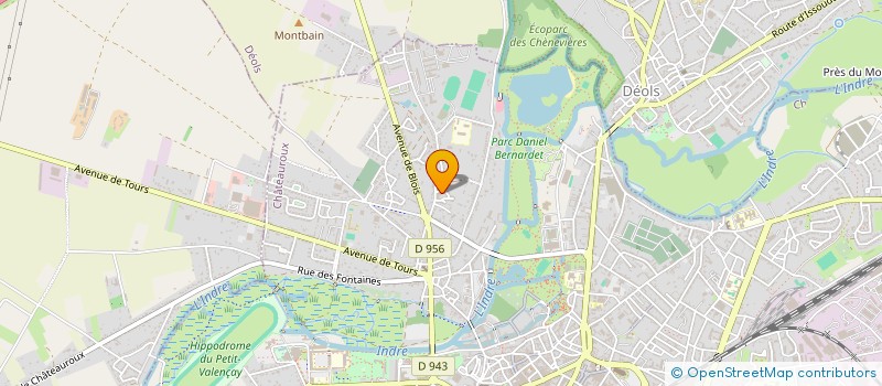 localisation de l'entreprise MONSIEUR ALGASSIMOU DIALLO à CHATEAUROUX
