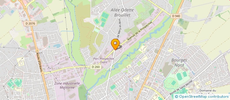 localisation de l'entreprise MONSIEUR ALGASSIMOU DIALLO  BOURGES