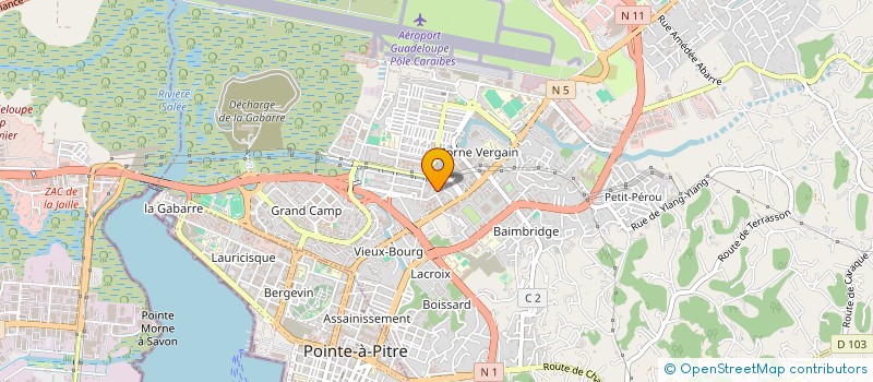localisation de l'entreprise MONSIEUR ALGERNON GUISTE à LES ABYMES