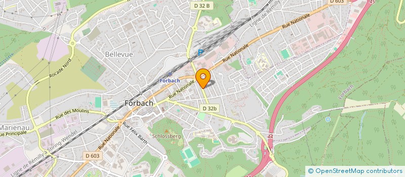 localisation de l'entreprise MONSIEUR ALHAGIE JABBI  FORBACH