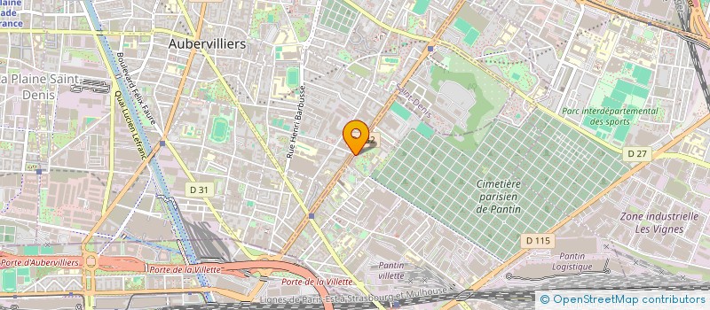 localisation de l'entreprise MONSIEUR ALHAJI KABBA SAWANEH  PANTIN