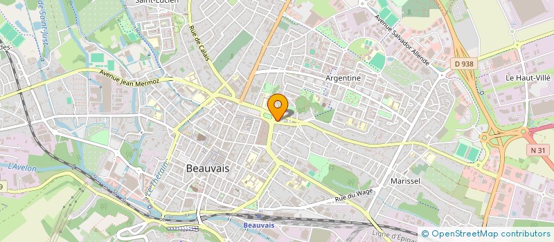 localisation de l'entreprise MONSIEUR ALHAMUDDIN KHOSHAL  BEAUVAIS