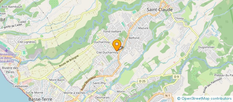 localisation de l'entreprise MONSIEUR ALHAN APPOLINAIRE à SAINT-CLAUDE