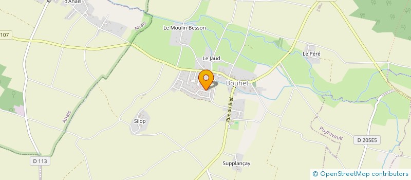 localisation de l'entreprise MONSIEUR ALHAN AUVINET  BOUHET