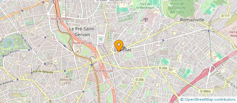 localisation de l'entreprise MONSIEUR ALHAN DIAMANTE à LES LILAS