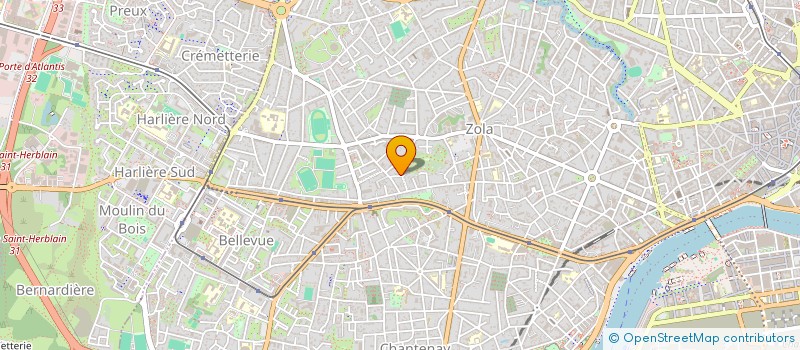 localisation de l'entreprise MONSIEUR ALHAN HILAIRE  NANTES