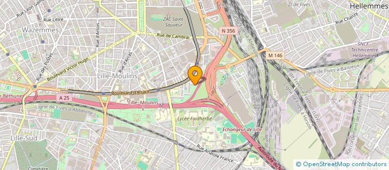 localisation de l'entreprise MONSIEUR ALHASSAN BEN KAMARA  LILLE