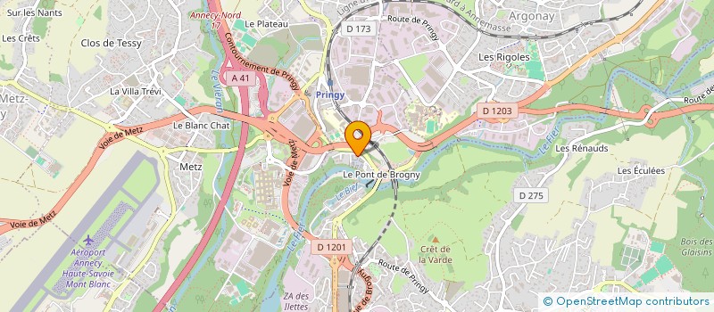 localisation de l'entreprise MONSIEUR ALHASSAN DIALLO DIALLO  ANNECY