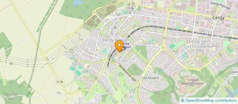 localisation de l'entreprise MONSIEUR ALHASSAN JALLOH  CERGY