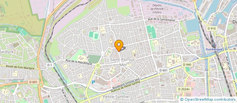 localisation de l'entreprise MONSIEUR ALHASSANE BAH  DUNKERQUE