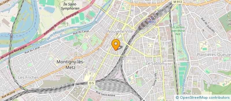 localisation de l'entreprise MONSIEUR ALHASSANE BALDE  METZ