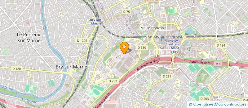 localisation de l'entreprise MONSIEUR ALHASSANE DIALLO  BRY-SUR-MARNE